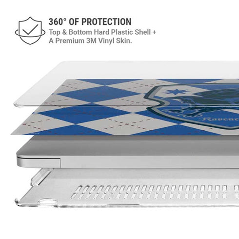 Wizarding Worlds Harry Potter Ravenclaw Crest MacBook Air 15in (2023-2025) Case plus Skin